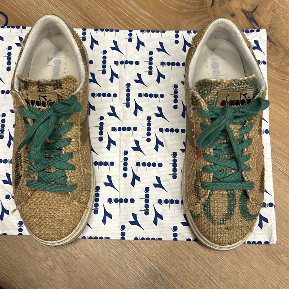 Diadora Heritage. Sneaker raphia size 9 Europe.